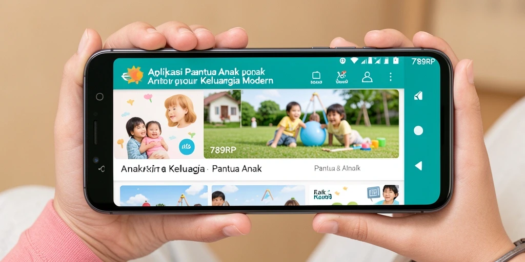 Antarmuka pengguna 789RP yang intuitif untuk Pantau Anak.
