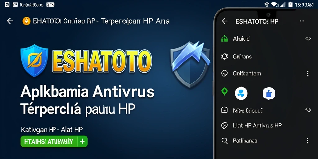 Tampilan antarmuka utama ESHATOTO yang intuitif dan informatif.