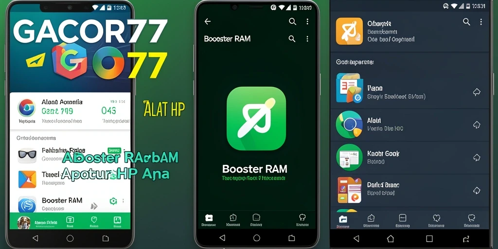 Tampilan antarmuka GACOR77 yang user-friendly untuk Booster RAM.