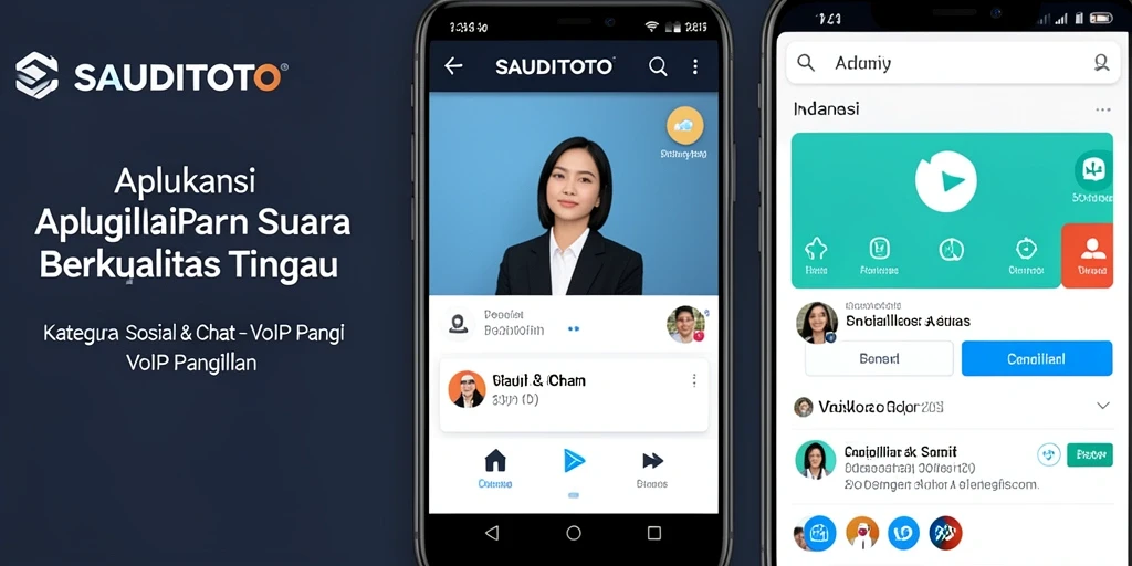 Antarmuka aplikasi SAUDITOTO untuk VoIP Panggilan.