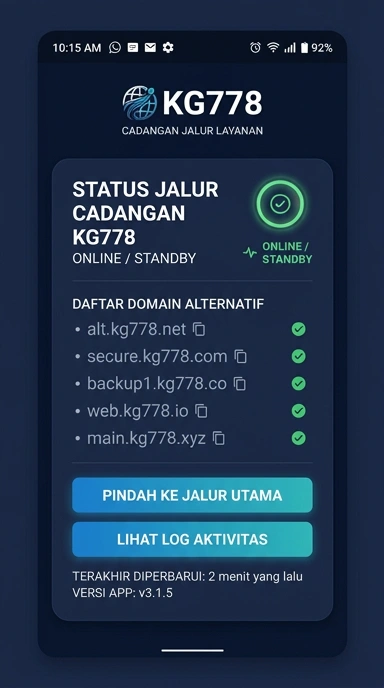 Tampilan link alternatif kg778